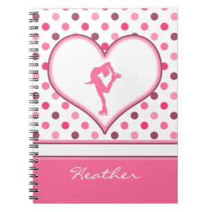 Caderno Espiral Muito lotes das bolinhas da cereja da figura