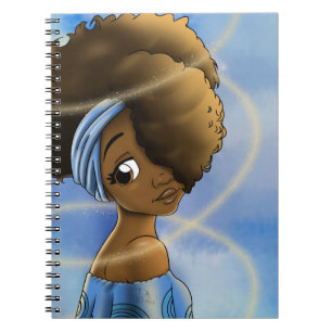 Caderno Espiral Mulher afro-americana