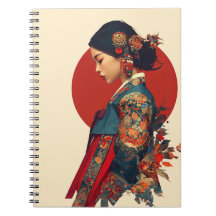 Mulher Coreana Elegante em Retrato de Hanbok em Te