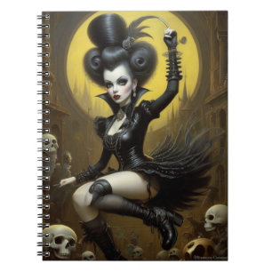 Caderno Espiral Mulher Medieval Gótica