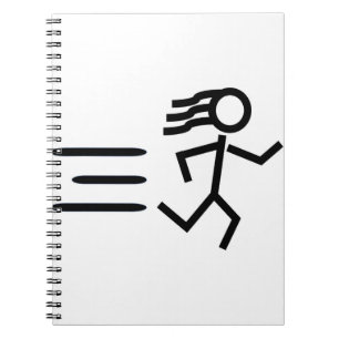 Caderno Espiral Mulher Running