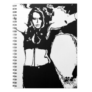 Caderno Espiral Mulher Witchy