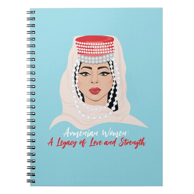 Caderno Espiral Mulheres Armênios: Um Legado do Amor e da Força (Frente)