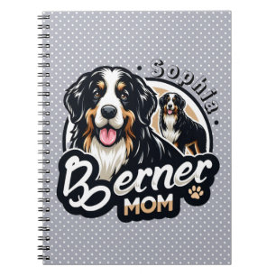 Caderno Espiral Mulheres Berner Mãe - Cachorro das Montanhas Berne