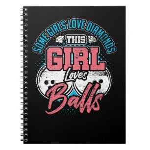 Caderno Espiral Mulheres da boliche Bowl 299 Bola de boliche
