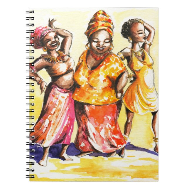 Caderno Espiral Mulheres da dança (Frente)