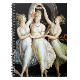 Caderno Espiral Mulheres dançando