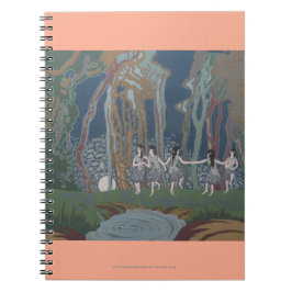 Caderno Espiral Mulheres Dançando à Lua