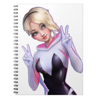 Caderno Espiral Mulheres de aranha Gwen NOTEBOOK