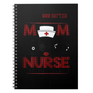 Caderno Espiral Mulheres Deus Me Deu Dois Títulos Mãe & Enfermeira