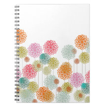 Caderno espiral Multi-Colorido de Fluffies da