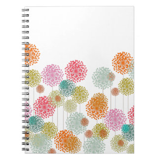 Caderno espiral Multi-Colorido de Fluffies da