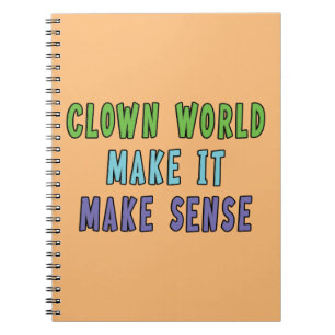 Caderno Espiral Mundo de Palhaços