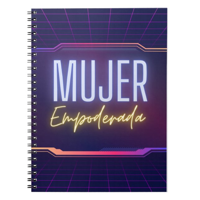 Caderno Espiral munjer emderrada (Frente)