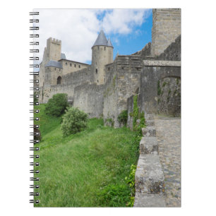 Caderno Espiral Mural fortificado de Carcassonne