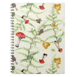 Caderno Espiral Murmurios da Floresta – Aquarela da Natureza Escur