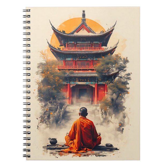 Caderno Espiral Murmurios da Pagoda (Frente)
