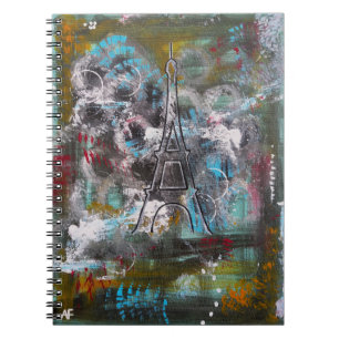 Caderno Espiral Murmurios de Paris Pintura de Alfred Fox