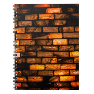 Caderno Espiral Muro de Brick