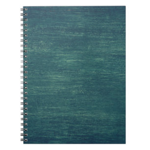 Caderno Espiral Muro de madeira escura verde