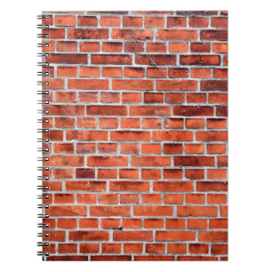 Caderno Espiral Muro de tijolo