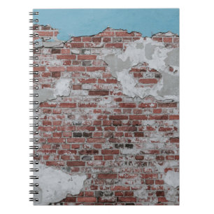 Caderno Espiral Muro de tijolo