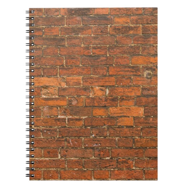 Caderno Espiral Muro de tijolos (Frente)