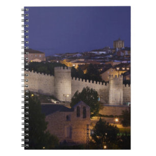 Caderno Espiral Muros de Los Cuarto Postes, crepúsculo