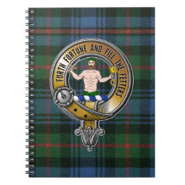 Caderno Espiral Murray Atholl Tartan & Crachá