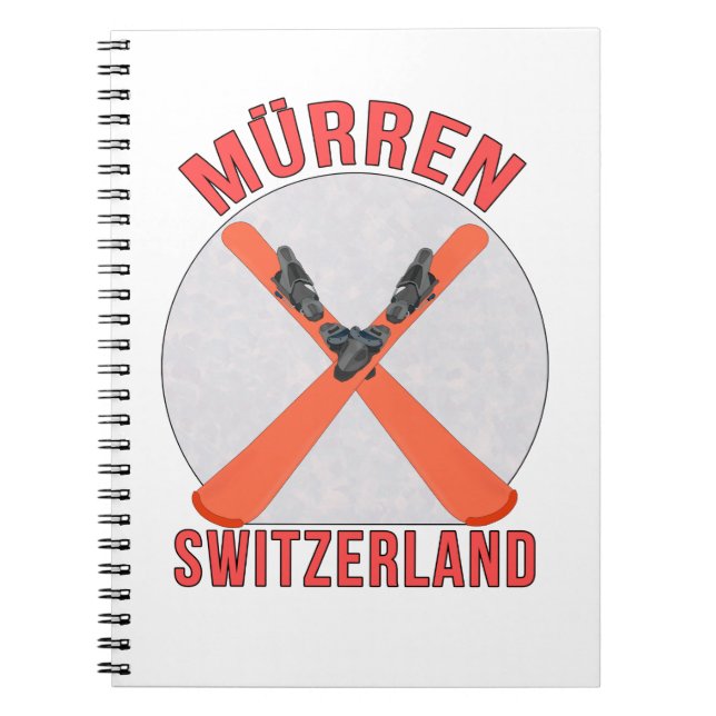 Caderno Espiral Mürren, Suiça (Frente)