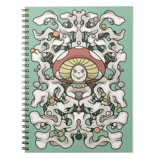 Caderno Espiral Mushroom notebook (Frente)