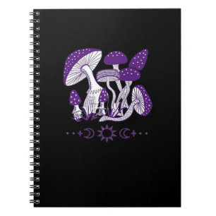 Caderno Espiral Mushroom Whimsigoth Vibes
