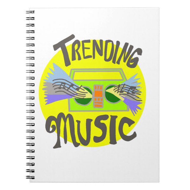 Caderno Espiral Música, (Frente)