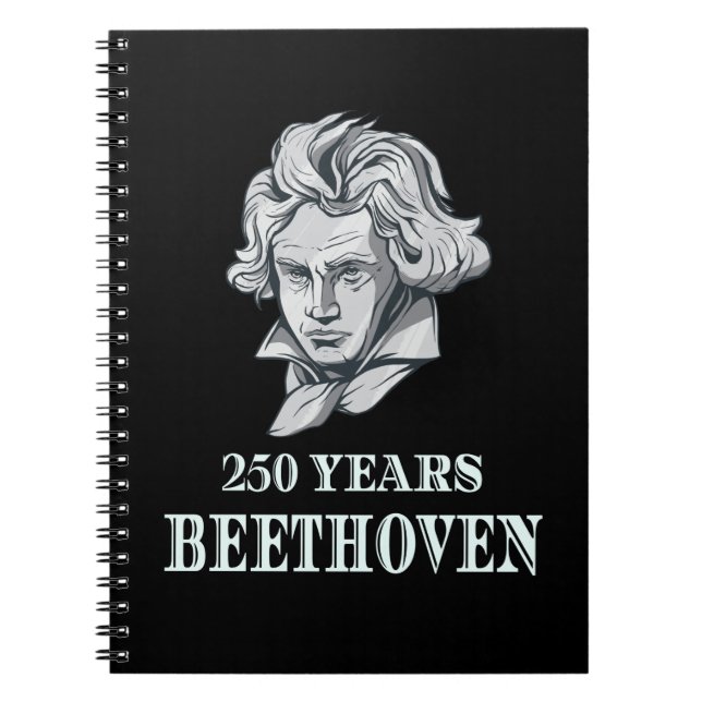 Caderno Espiral Música - 250 Anos De Ludwig van Beethoven (Frente)