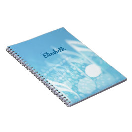 Caderno Espiral Música Azul Personalizada