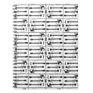 Caderno Espiral música, guitarra