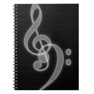 Caderno Espiral Música - Limpeza de Tréble e Bass - Notebook