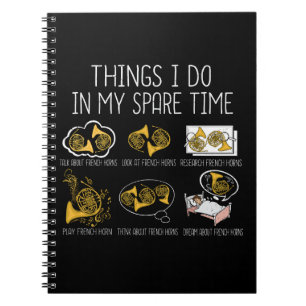 Caderno Espiral Música para Orquestra de Grandes Bandas do Corno F