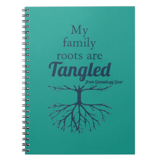 Caderno Espiral My Family Roots are Tangled