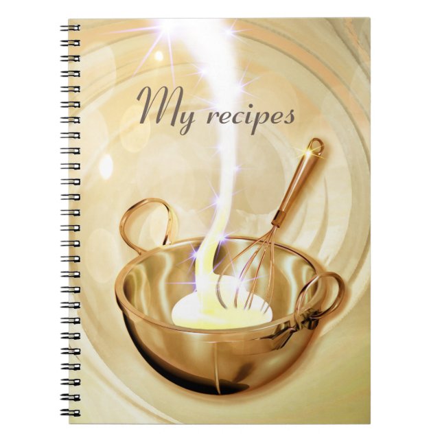 Caderno Espiral My recipes (Frente)