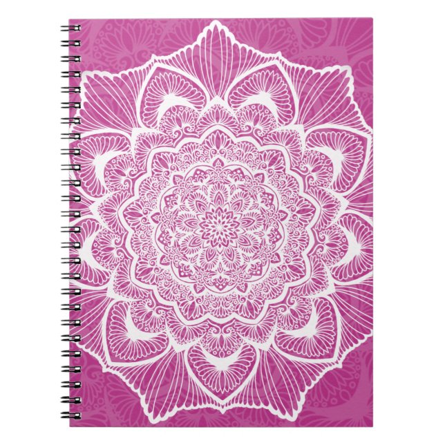 Caderno Espiral Mystic Bloom Mandala (Frente)