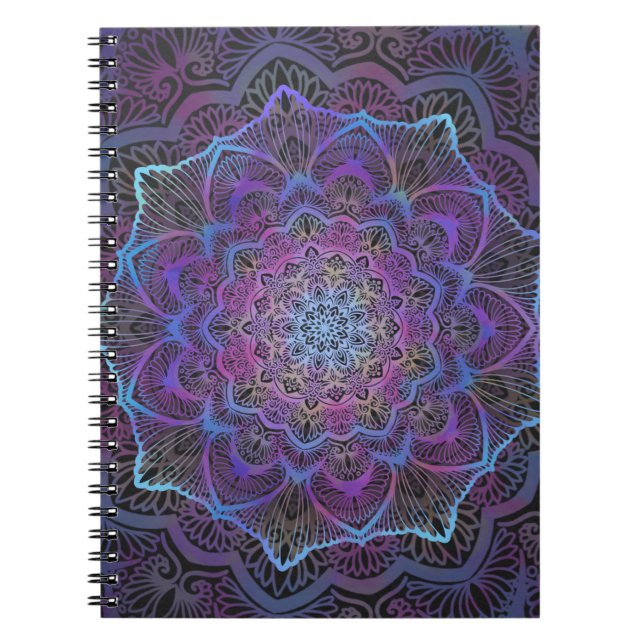Caderno Espiral Mystic Bloom Mandala (Frente)