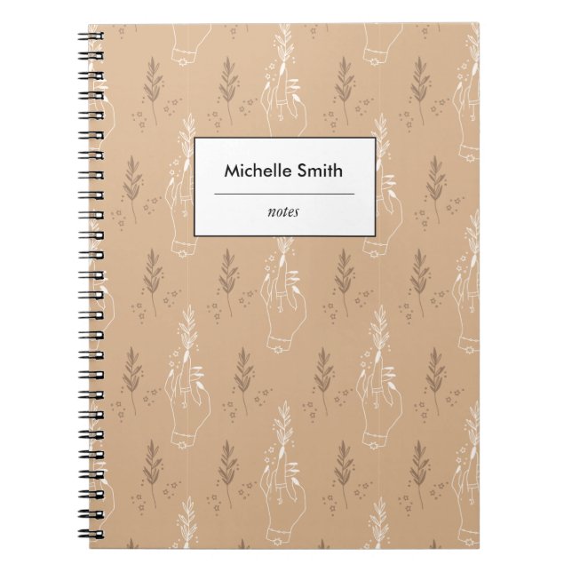 Caderno Espiral Mystic Bohemian Beige (Frente)