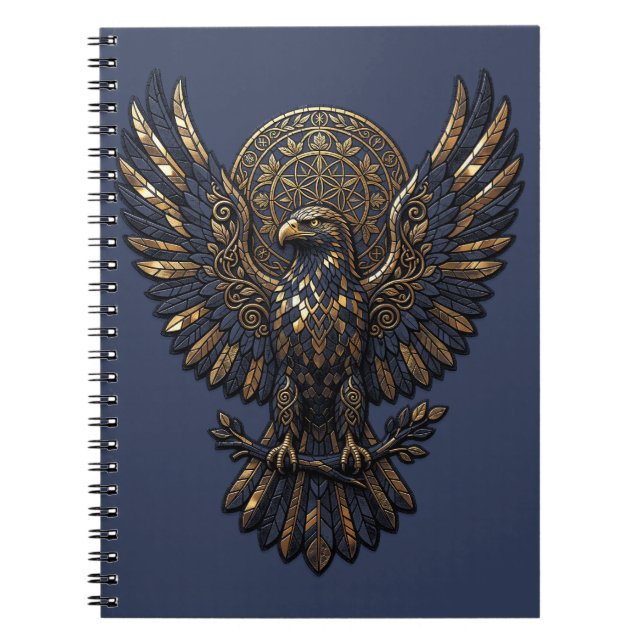 Caderno Espiral Mystic Eagle (Frente)
