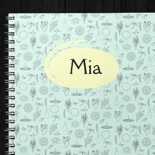Caderno Espiral Mystic Nature Symbols Notebook - Lotus, Velas