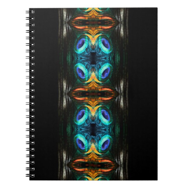 Caderno Espiral Mystic Peacock Mirage (Frente)