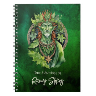 Caderno Espiral Mystical Celtic Greenman Divine Natureza Masculina