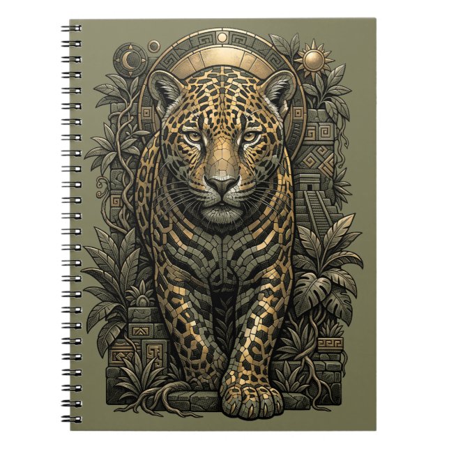 Caderno Espiral Mystical Jaguar (Frente)