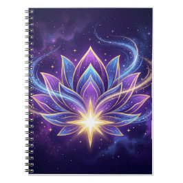 Caderno Espiral Mystical Lotus Flower