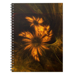 Caderno Espiral Mystique Garden Abstract Art Notebook